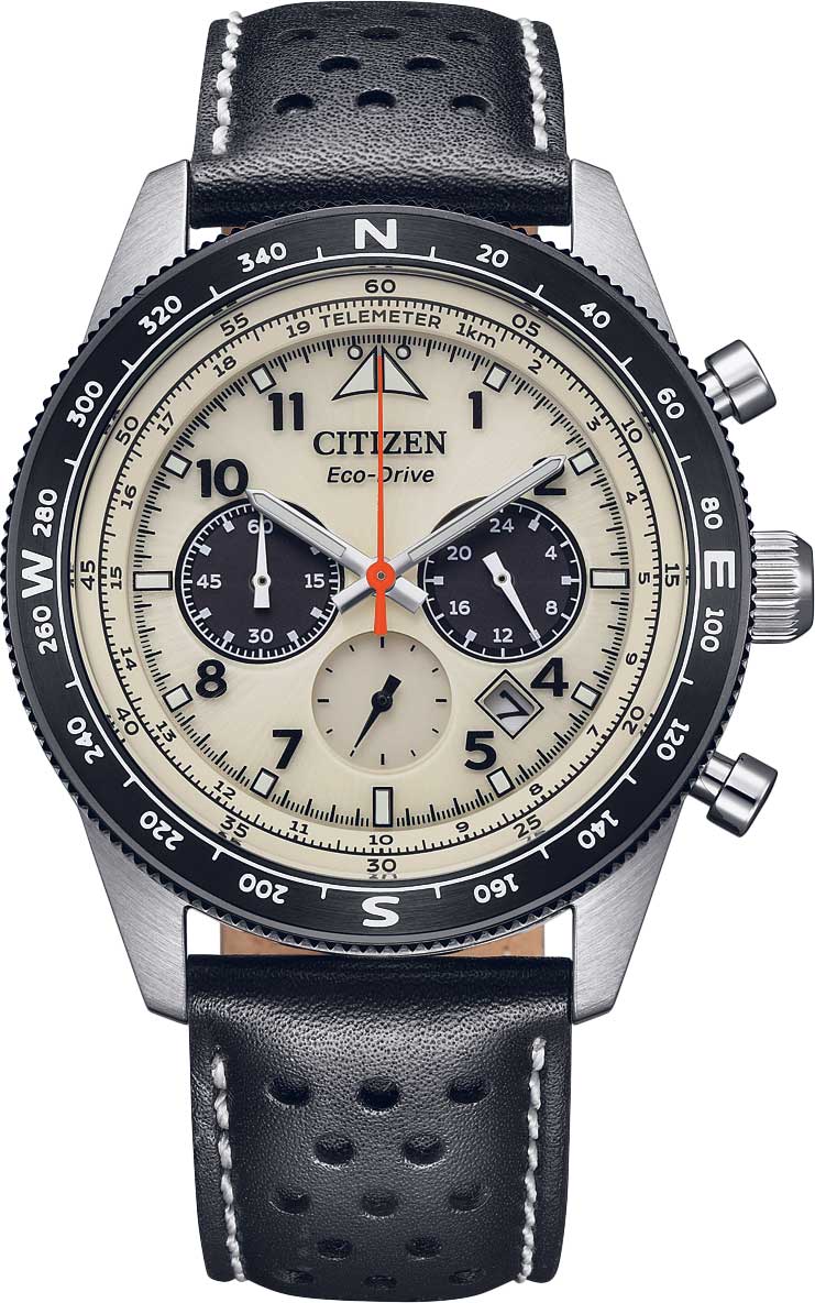 Японские наручные часы Citizen CA4559-13A с хронографом