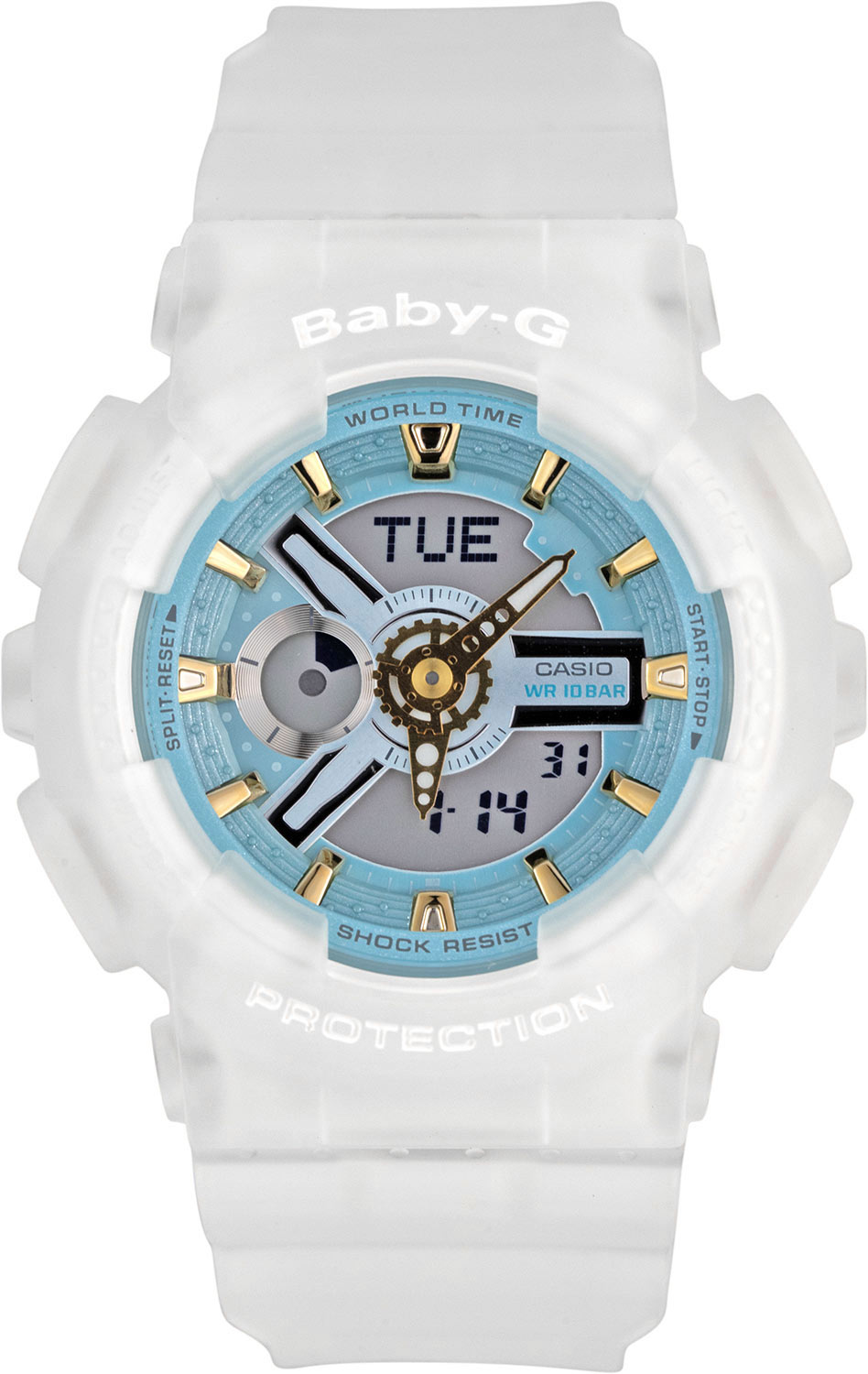 Японские наручные часы Casio Baby-G BA-110SC-7AER с хронографом