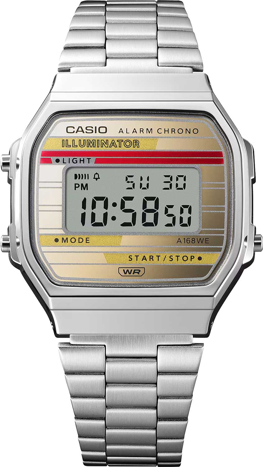 Японские наручные часы Casio Vintage A168WEHA-9A с хронографом