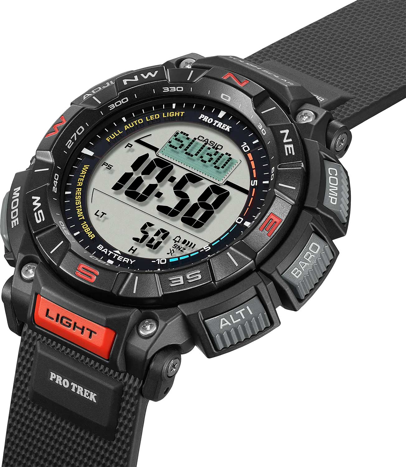 Японские наручные часы Casio Pro Trek PRG-340-1E с хронографом