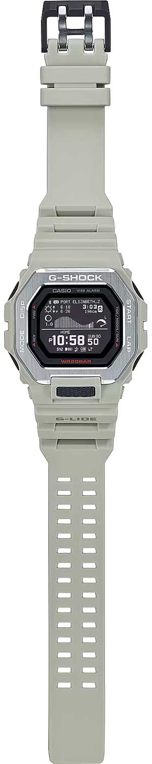 Японские спортивные наручные часы Casio G-SHOCK GBX-100-8 с хронографом