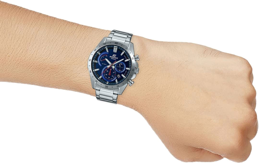 Японские наручные часы Casio Edifice EFR-573D-2AVUDF с хронографом