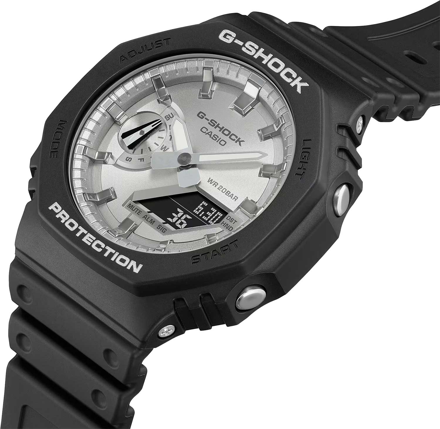 Японские наручные часы Casio G-SHOCK GA-2100SB-1A с хронографом