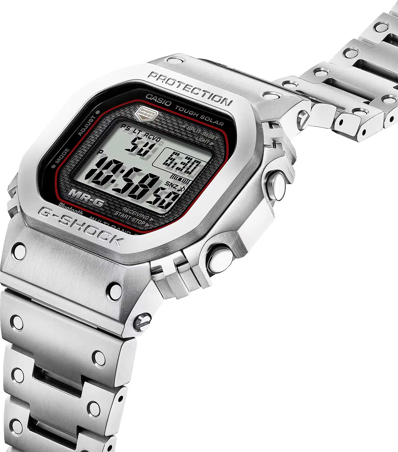 Японские титановые наручные часы Casio G-SHOCK MRG-B5000D-1 с хронографом