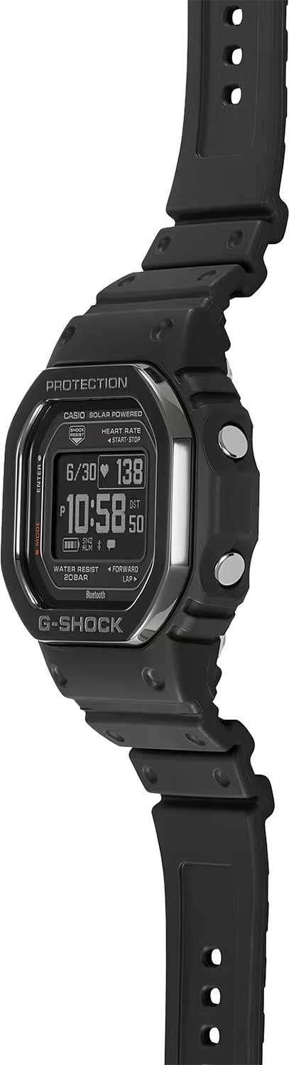 Японские умные часы Casio G-SHOCK DW-H5600MB-1 с хронографом