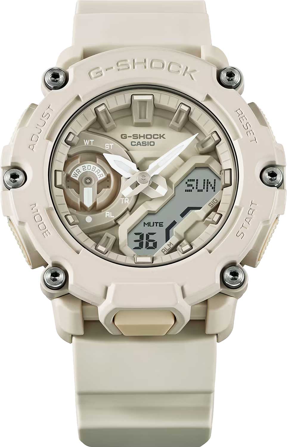 Японские наручные часы Casio G-SHOCK GA-2200NC-7A с хронографом