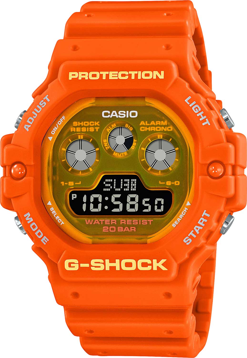 Японские наручные часы Casio G-SHOCK DW-5900TS-4 с хронографом