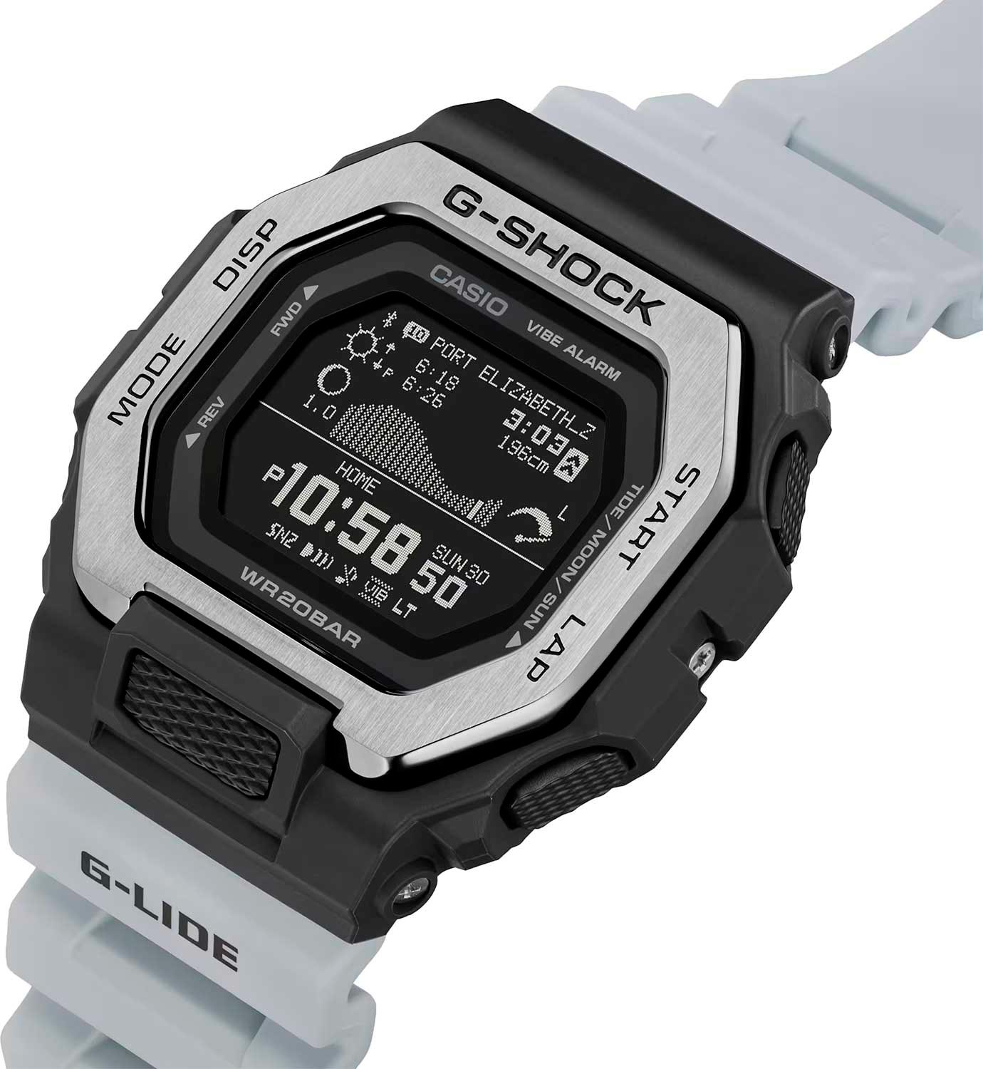 Японские спортивные наручные часы Casio G-SHOCK GBX-100TT-8E с хронографом