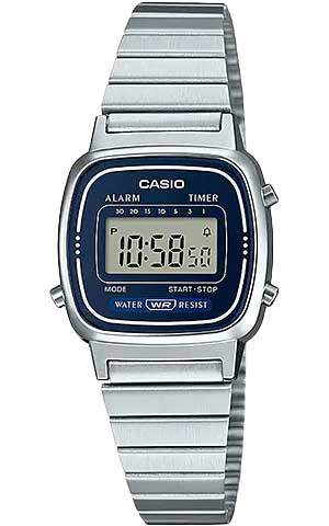 Японские наручные часы Casio Vintage LA670WA-2 с хронографом