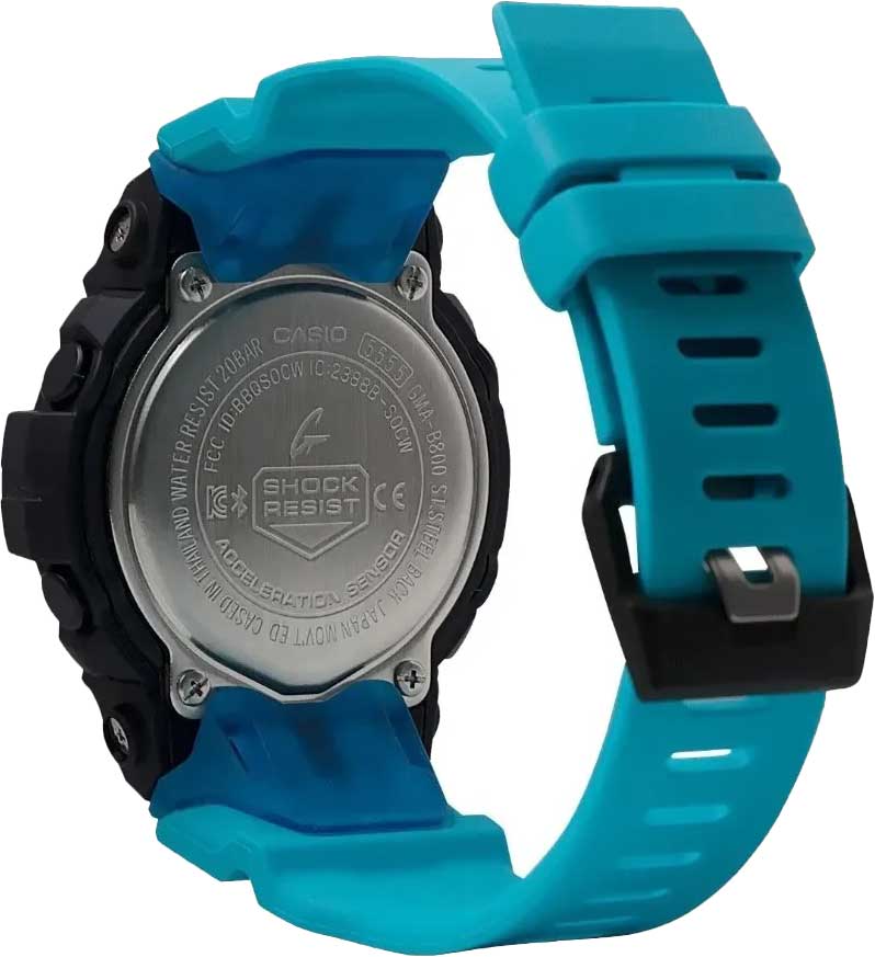 Японские спортивные наручные часы Casio G-SHOCK GMA-B800SC-1A2 с хронографом