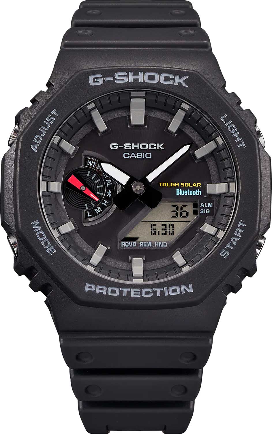 Японские наручные часы Casio G-SHOCK GA-B2100-1AER с хронографом