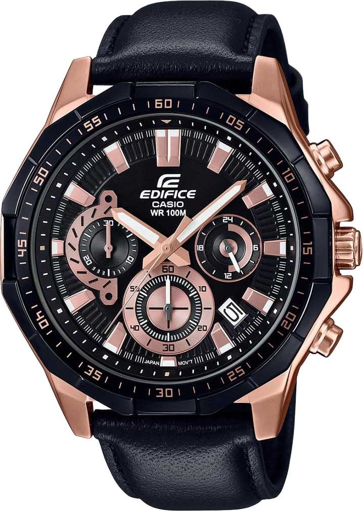 Японские наручные часы Casio Edifice EFR-554BGL-1A с хронографом