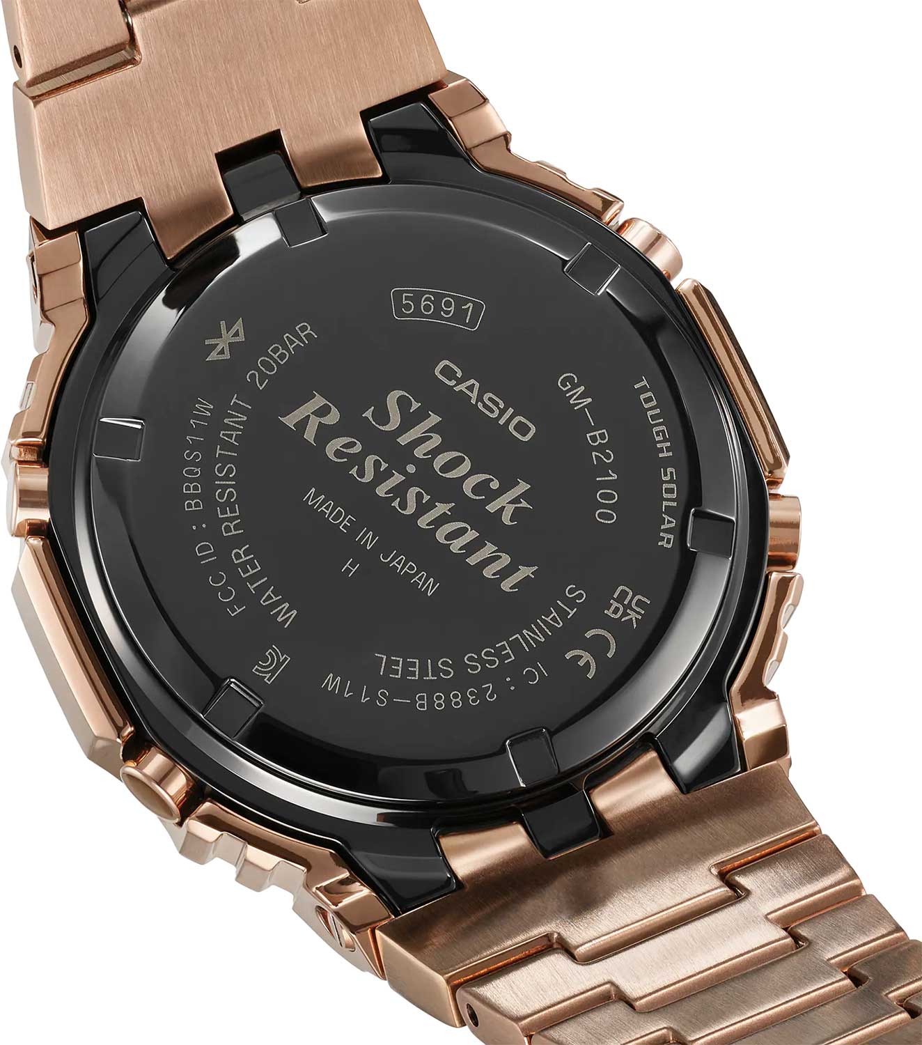 Японские наручные часы Casio G-SHOCK GM-B2100GD-5AER с хронографом