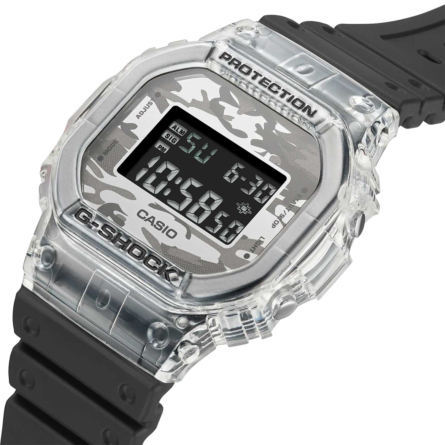 Японские наручные часы Casio G-SHOCK DW-5600SKC-1E с хронографом