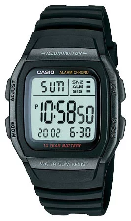 Японские наручные часы CASIO CASIO COLLECTION W-96H-1B