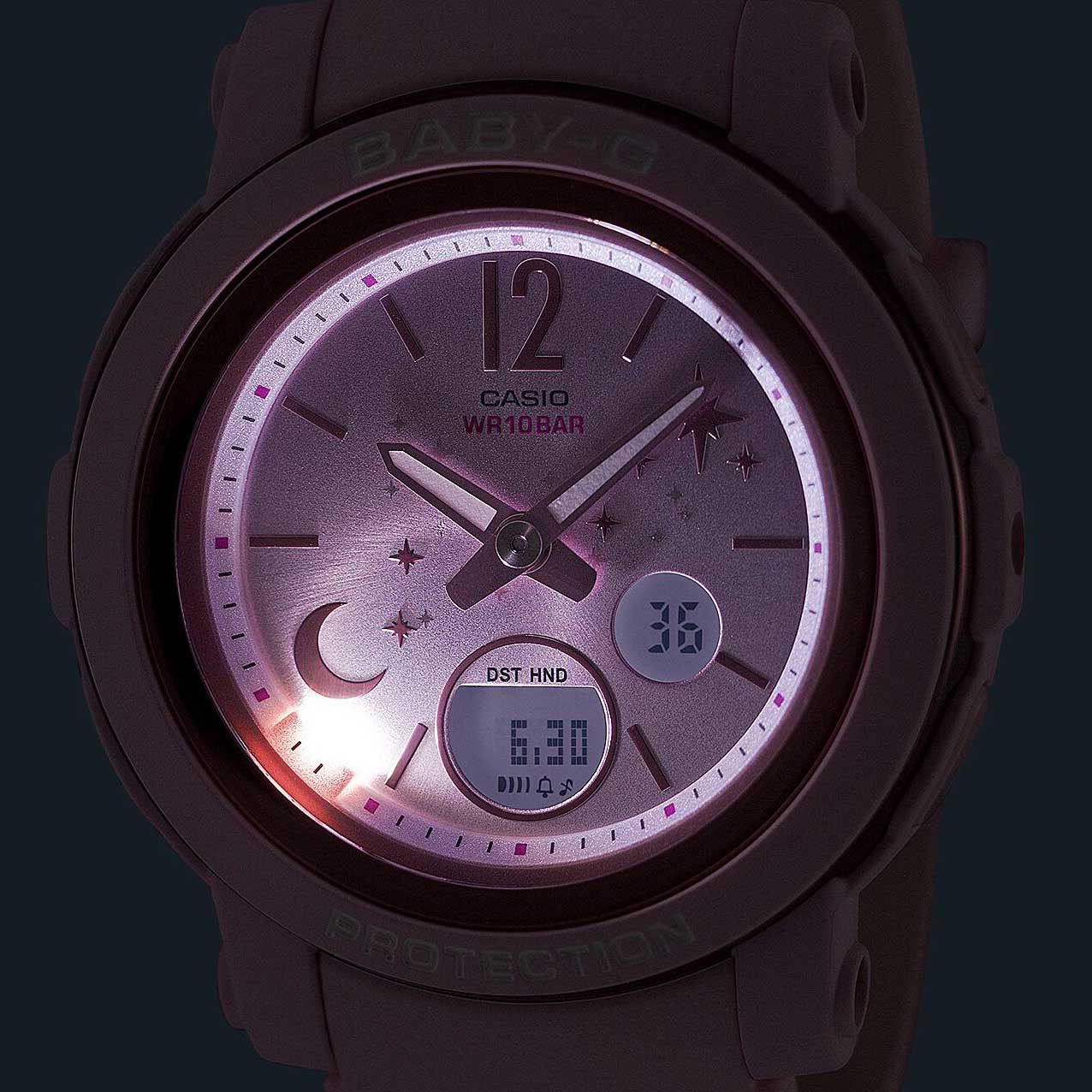 Японские наручные часы Casio Baby-G BGA-290DS-4A с хронографом