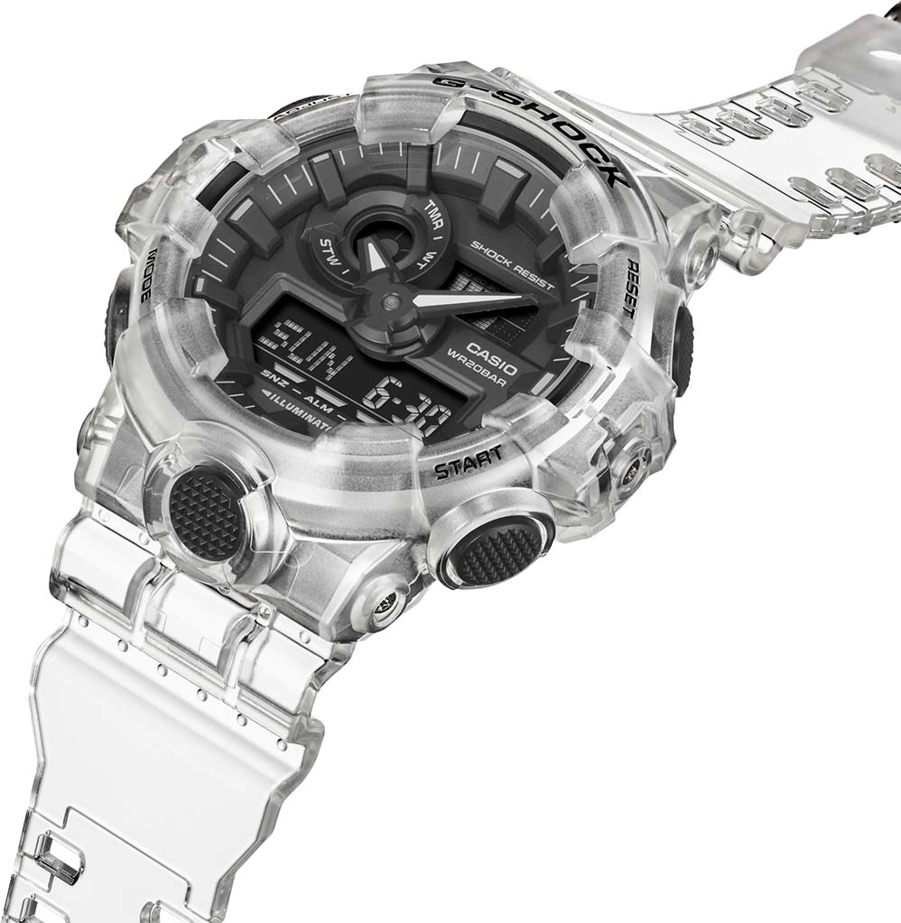 Японские наручные часы Casio G-SHOCK GA-700SKE-7AER с хронографом