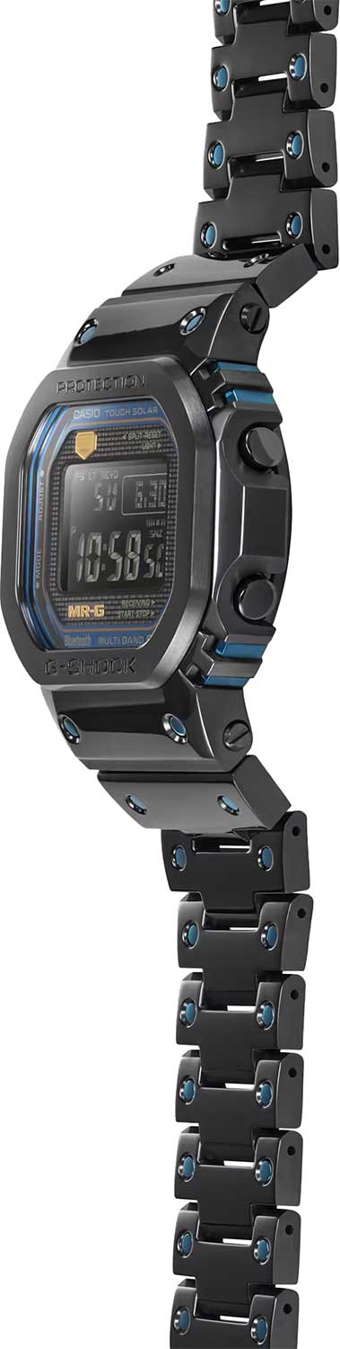 Японские титановые наручные часы Casio G-SHOCK MRG-B5000BA-1 с хронографом