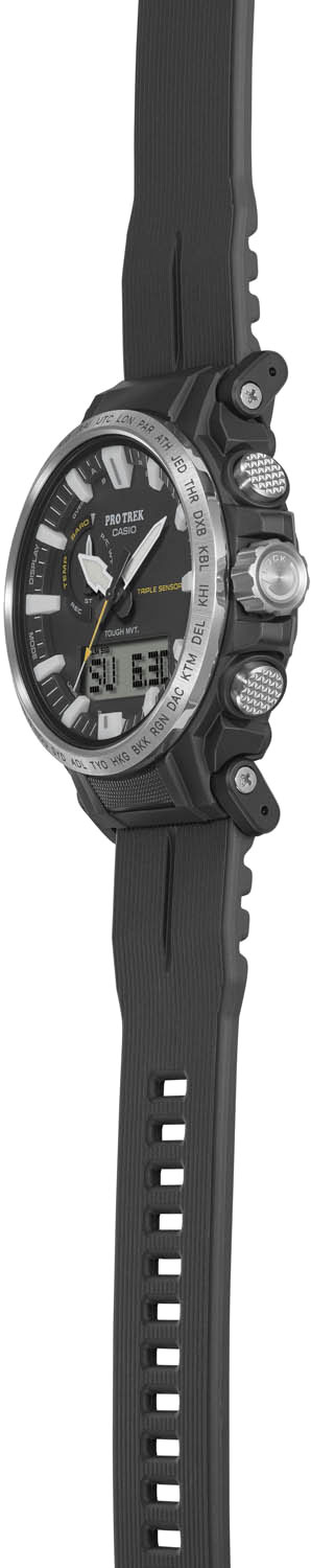 Японские наручные часы Casio Pro Trek PRW-61-1AER с хронографом