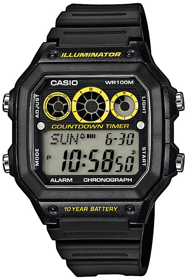 Японские наручные часы CASIO CASIO COLLECTION AE-1300WH-1A