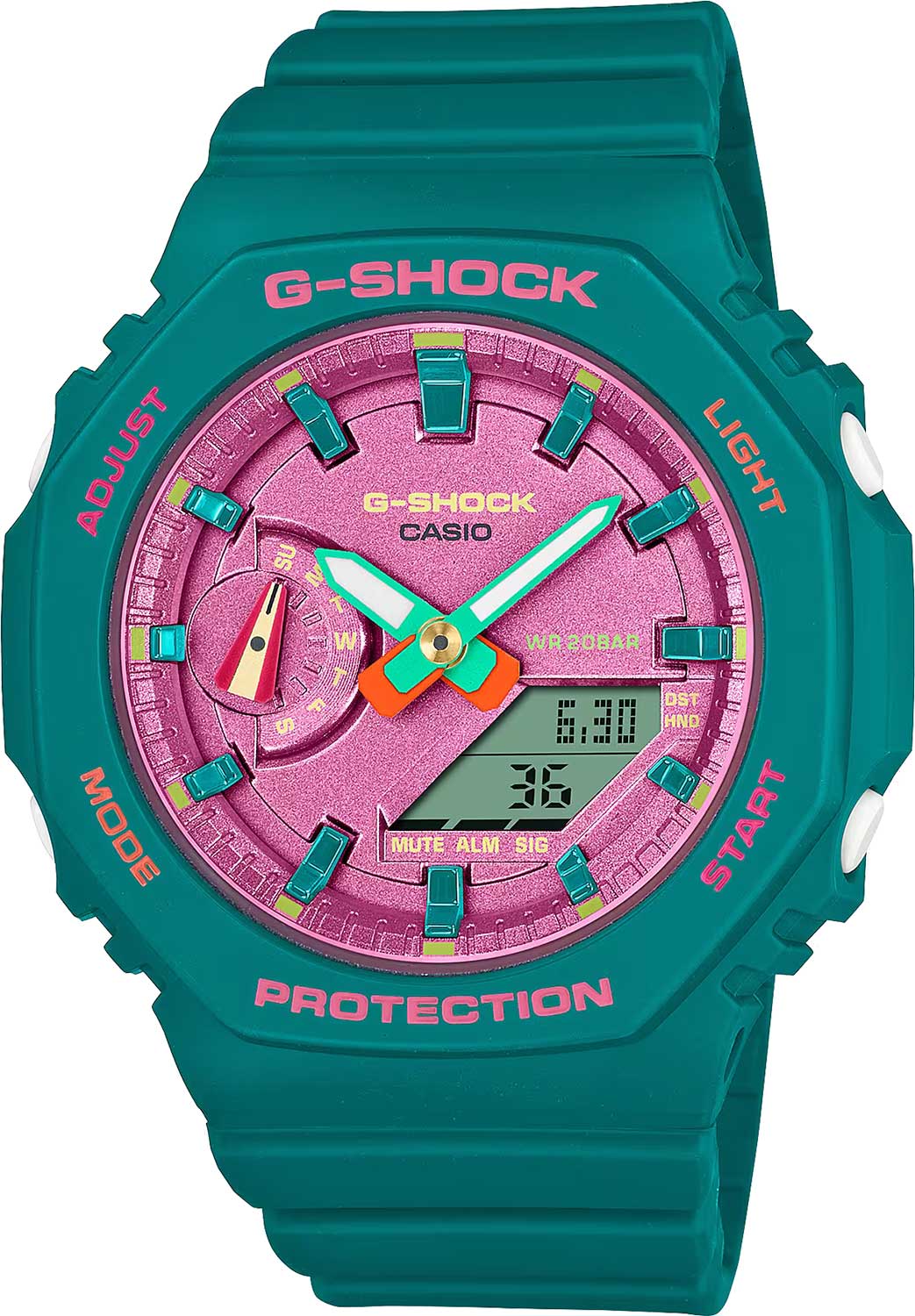 Японские наручные часы Casio G-SHOCK GMA-S2100BS-3A с хронографом