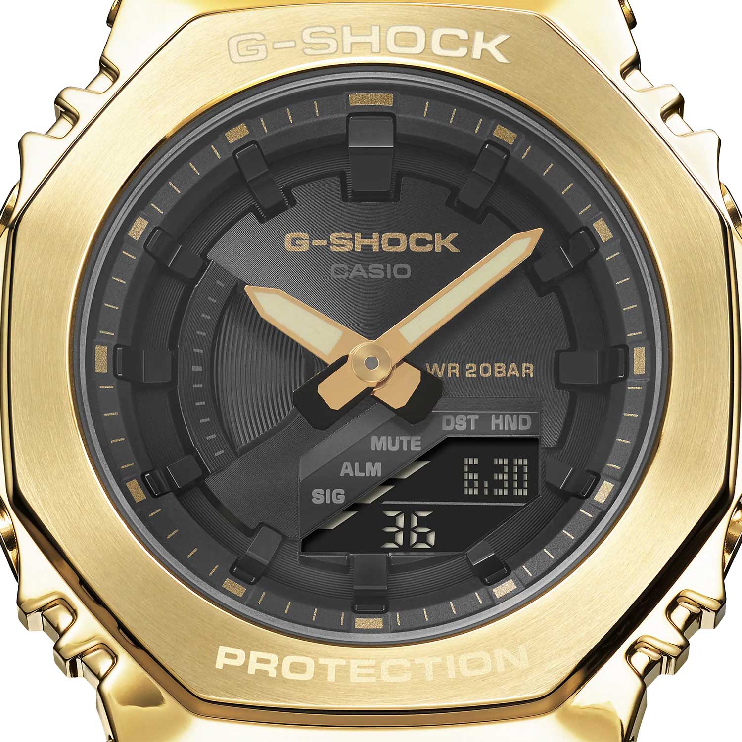 Японские наручные часы Casio G-SHOCK GM-S2100GB-1A с хронографом