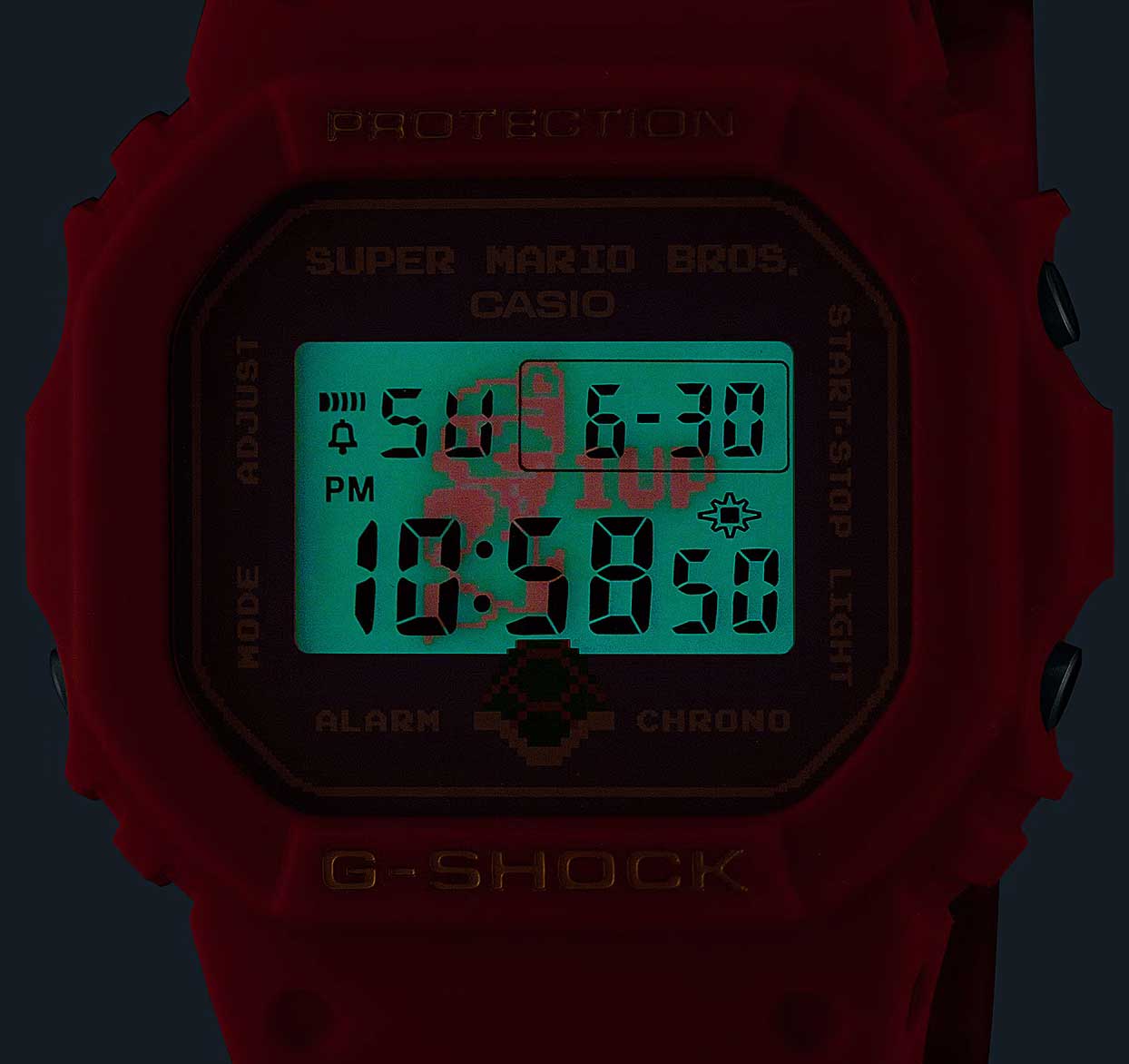 Японские наручные часы Casio G-SHOCK DW-5600SMB-4 с хронографом