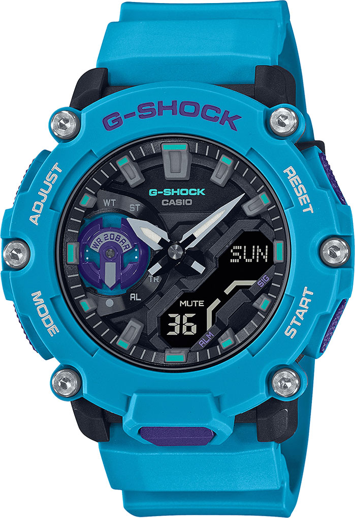 Японские наручные часы Casio G-SHOCK GA-2200-2AER с хронографом