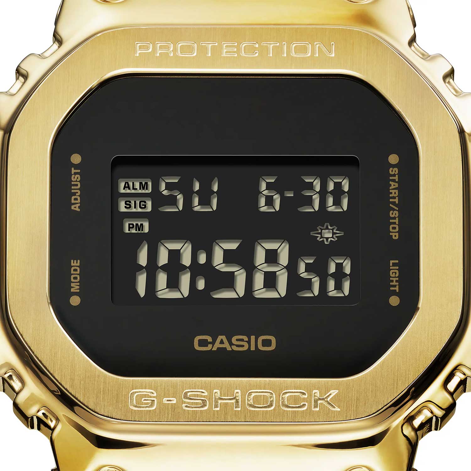 Японские наручные часы Casio G-SHOCK GM-5600G-9E с хронографом