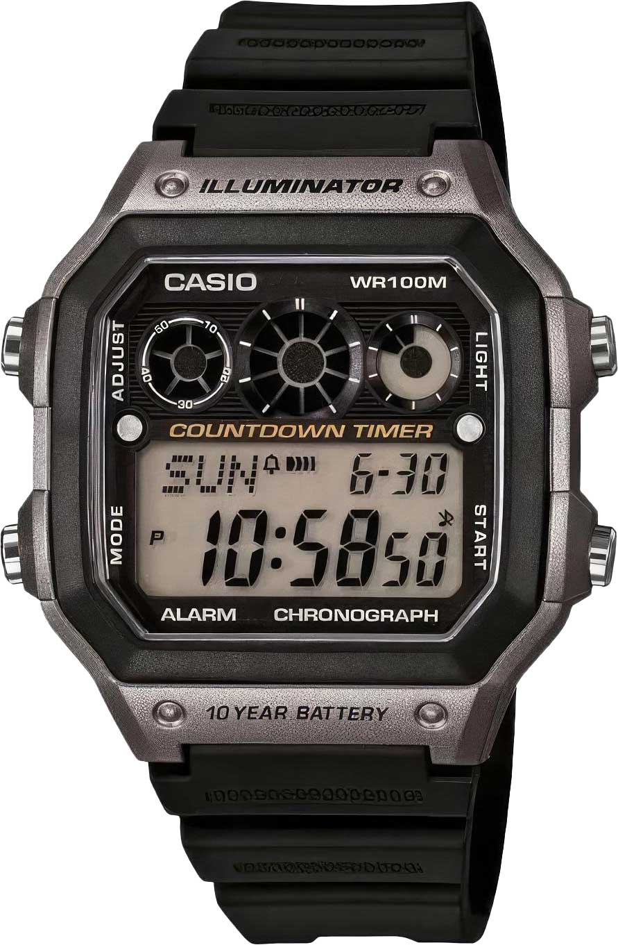 Японские наручные часы Casio Illuminator AE-1300WH-8A