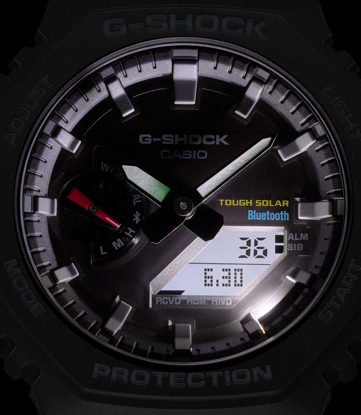 Японские наручные часы Casio G-SHOCK GA-B2100-1AER с хронографом