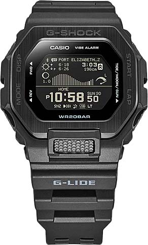 Японские спортивные наручные часы Casio G-SHOCK GBX-100NS-1ER с хронографом