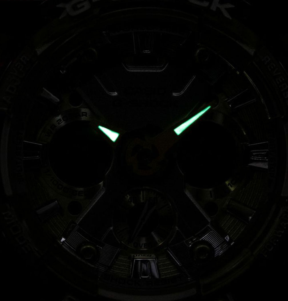 Японские наручные часы Casio G-SHOCK GMA-S120GS-3AER с хронографом