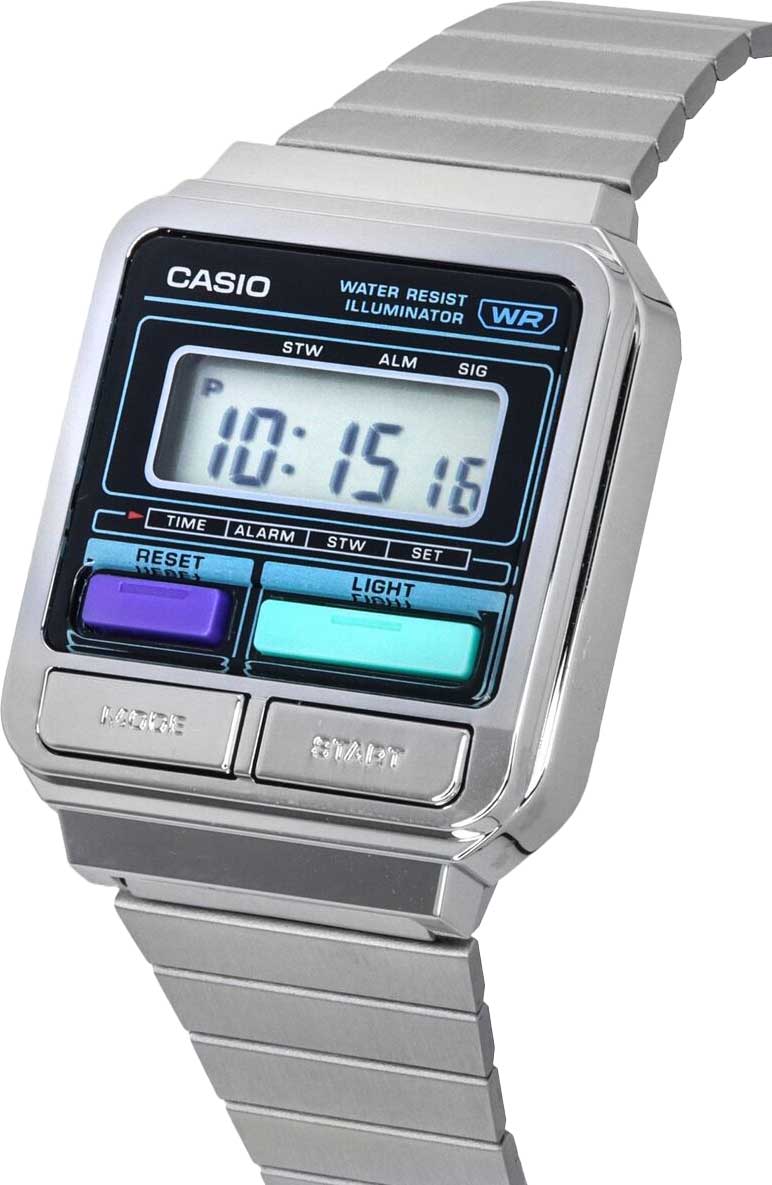 Японские наручные часы Casio Vintage A120WE-1A с хронографом