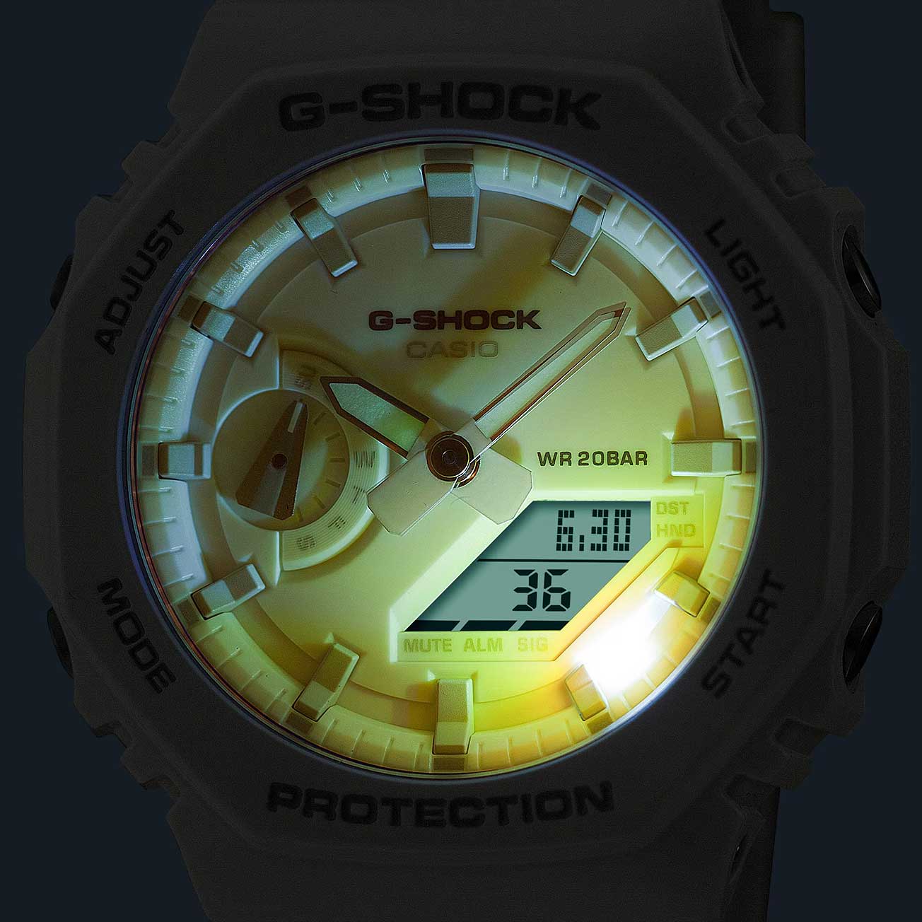 Японские наручные часы CASIO G-SHOCK GA-2100TL-7A