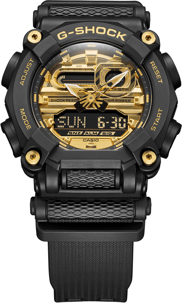Японские наручные часы Casio G-SHOCK GA-900AG-1AER с хронографом
