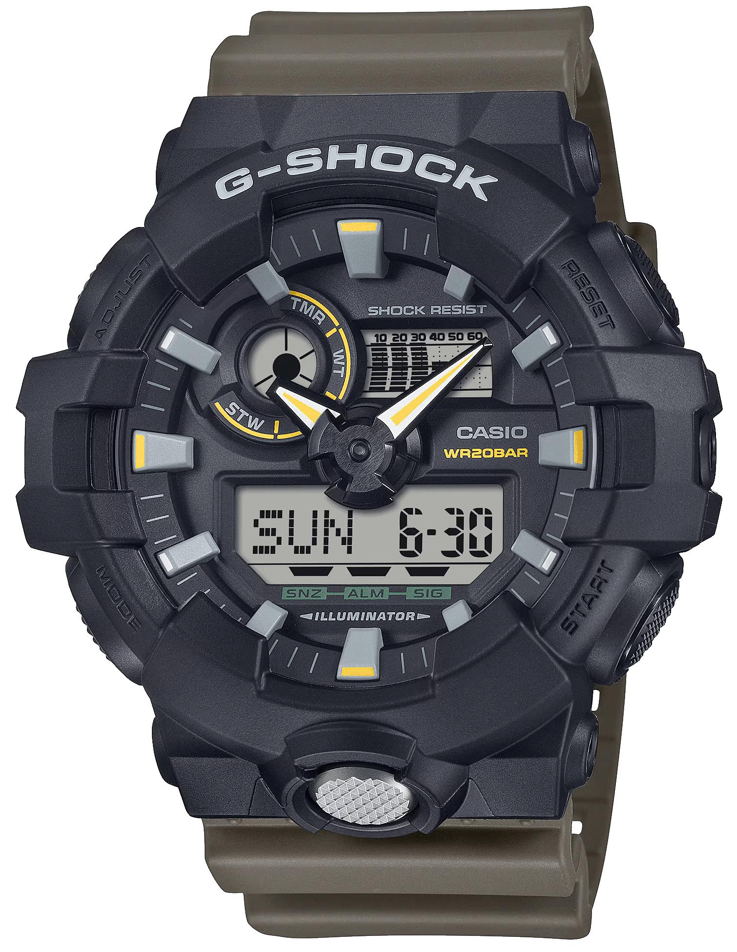 Японские наручные часы CASIO G-SHOCK GA-710TU-1A3