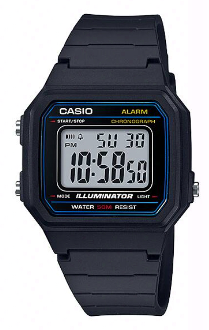 Японские наручные часы CASIO CASIO COLLECTION W-217H-1A