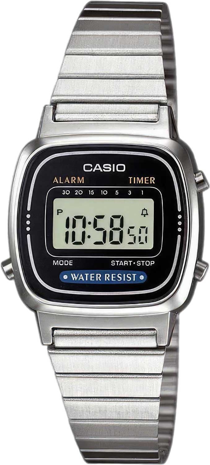 Японские наручные часы Casio Vintage LA-670WEA-1E с хронографом