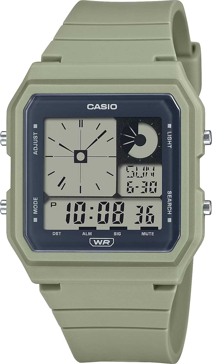 Японские наручные часы Casio Collection LF-20W-3A с хронографом