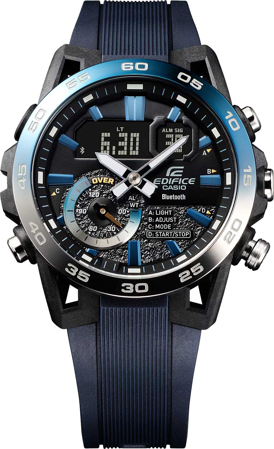 Японские наручные часы Casio Edifice ECB-40NP-1A с хронографом