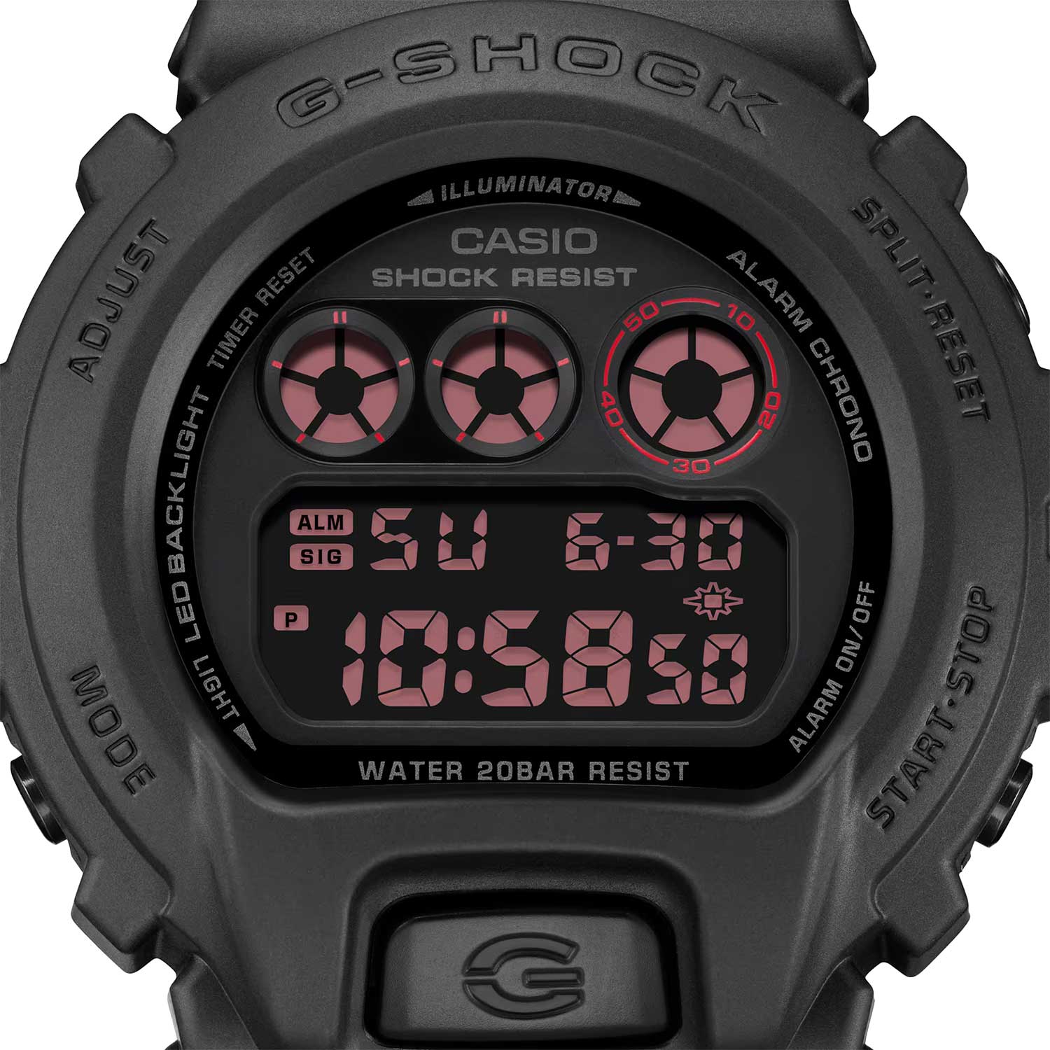 Японские наручные часы Casio G-SHOCK DW-6900UMS-1 с хронографом