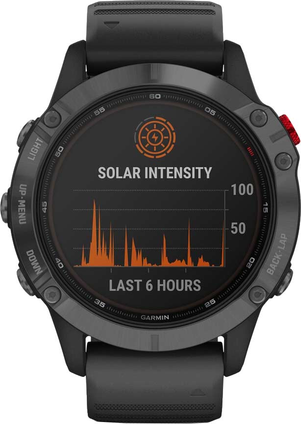 Умные часы Garmin Fenix 6 Pro Solar Slate Gray 010-02410-15