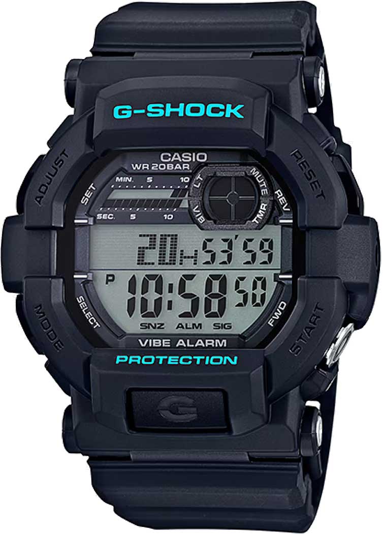 Японские наручные часы Casio G-SHOCK GD-350-1C с хронографом