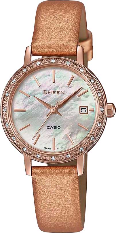 Японские наручные часы Casio Sheen SHE-4060PGL-4A