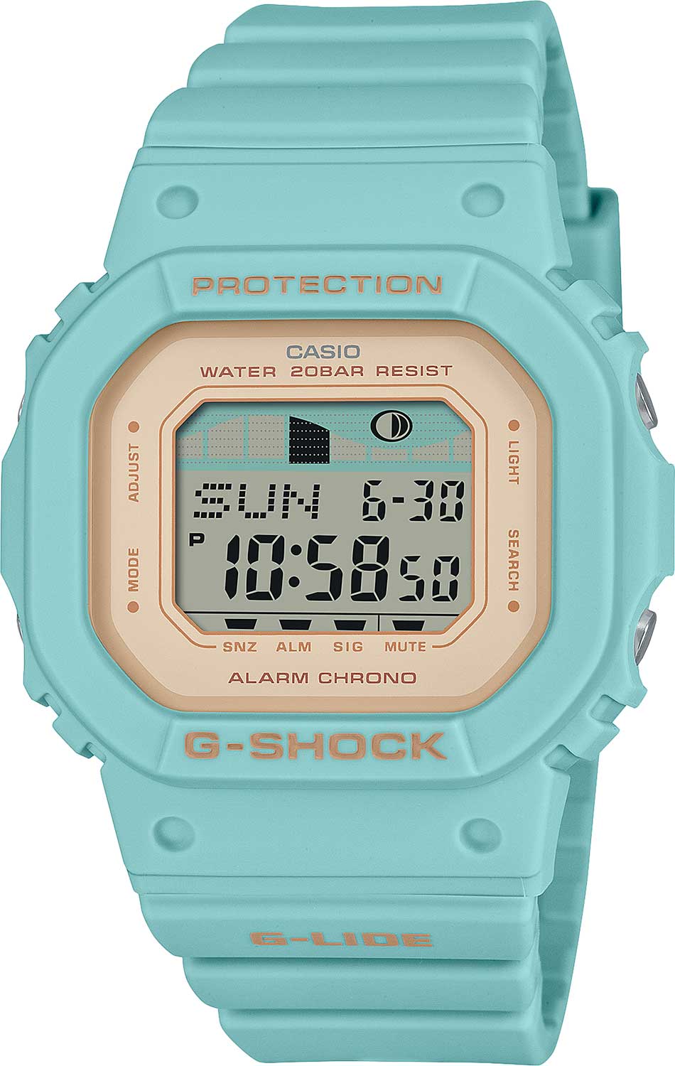 Японские наручные часы Casio G-SHOCK GLX-S5600-3 с хронографом