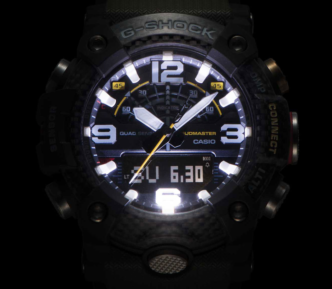 Японские спортивные наручные часы Casio G-SHOCK GG-B100-1A9ER с хронографом