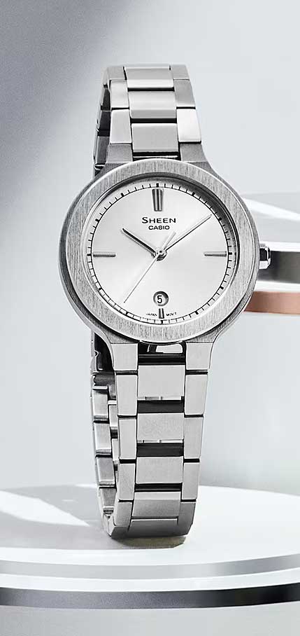 Японские наручные часы Casio Sheen SHE-4559D-7A