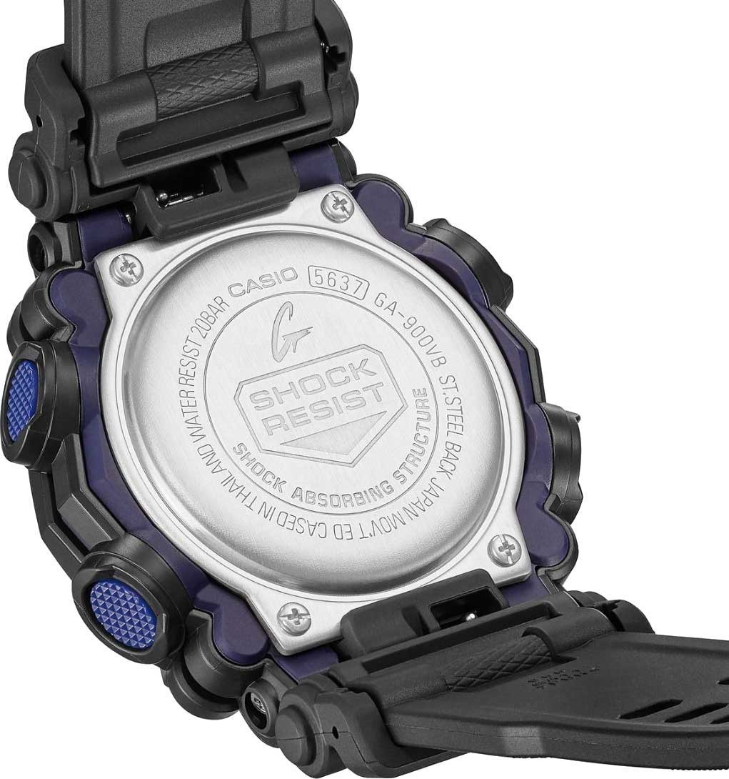 Японские наручные часы Casio G-SHOCK GA-900VB-1AER с хронографом