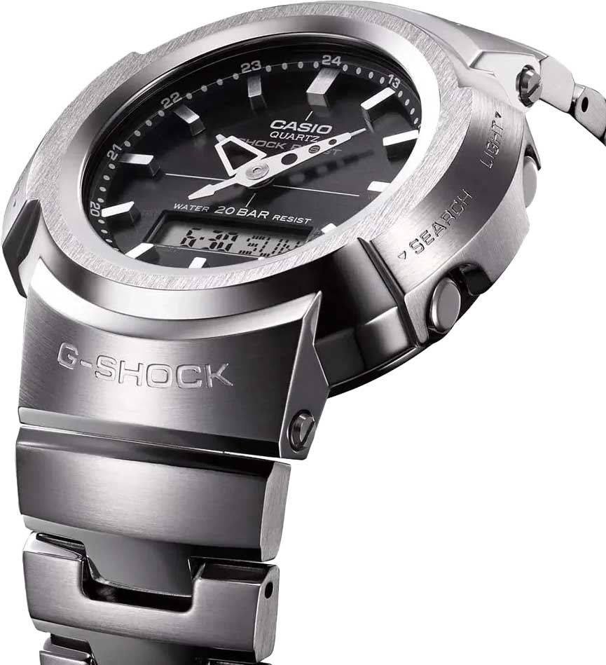 Японские наручные часы Casio G-SHOCK AWM-500D-1A с хронографом